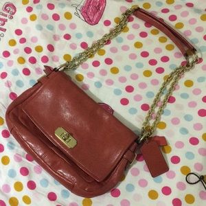 Coach Orange cross body bag